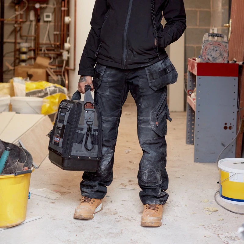 Scruffs Women's Trade Flex Holster Pocket Trousers Black Size 8 R 3 Scruffs Women's Trade Flex Holster Pocket Trousers Black Size 8 R