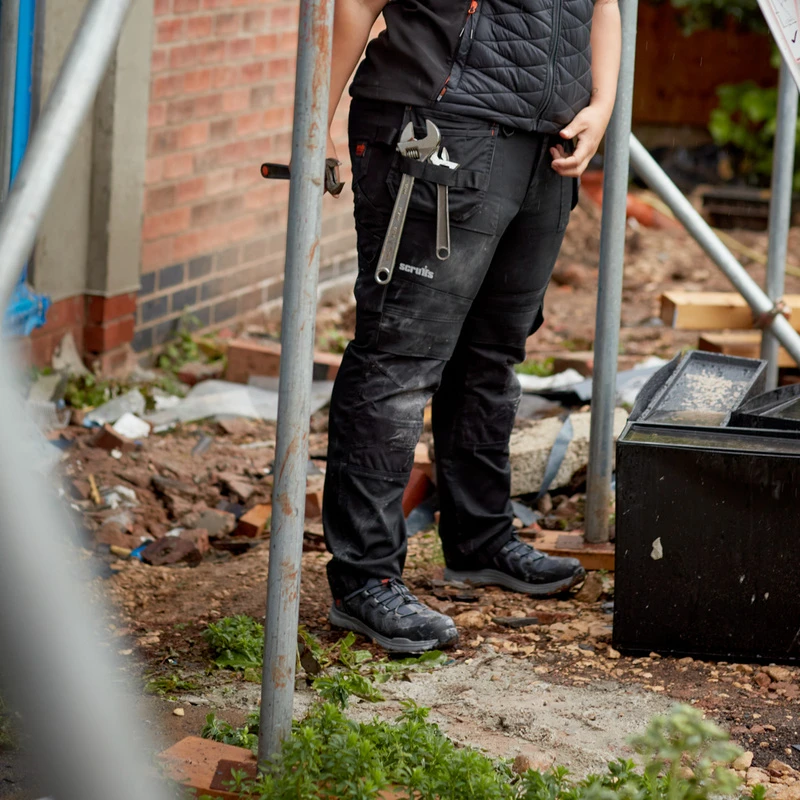 Scruffs Women's Trade Flex Holster Pocket Trousers Black Size 8 R 4 Scruffs Women's Trade Flex Holster Pocket Trousers Black Size 8 R - Image 2