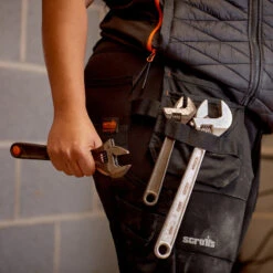 Scruffs Women's Trade Flex Holster Pocket Trousers Black Size 8 R 12 Scruffs Women's Trade Flex Holster Pocket Trousers Black Size 8 R -Scruffs 12074 8