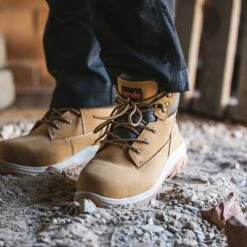 Scruffs Size 7 Ridge Safety Boots [Tan]