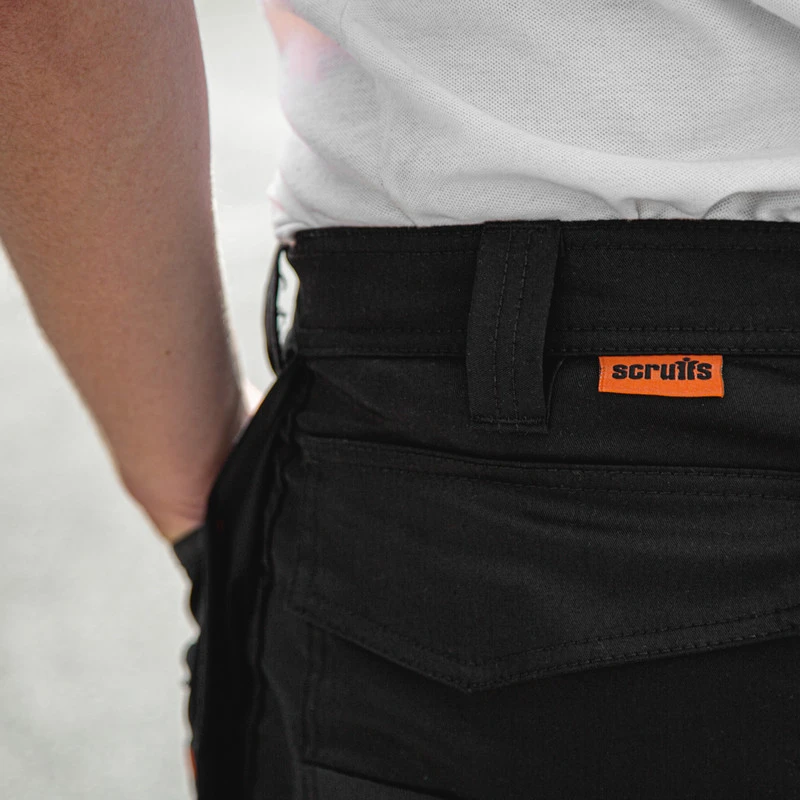 Scruffs Trade Flex Holster Pocket Trousers 36" L Black 5 Scruffs Trade Flex Holster Pocket Trousers 36" L Black - Image 3