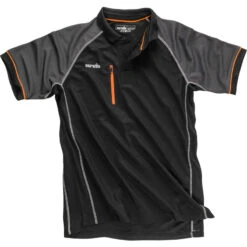 Scruffs Trade Active Polo Large Black