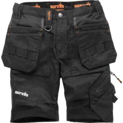 Scruffs Women's Trade Flex Holster Shorts Black Size 12