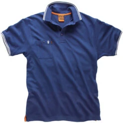 Scruffs Worker Polo Small Blue