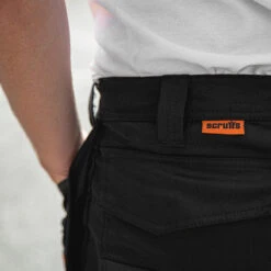 Scruffs Trade Flex Holster Pocket Trousers 40" R Black -Scruffs 63398 7
