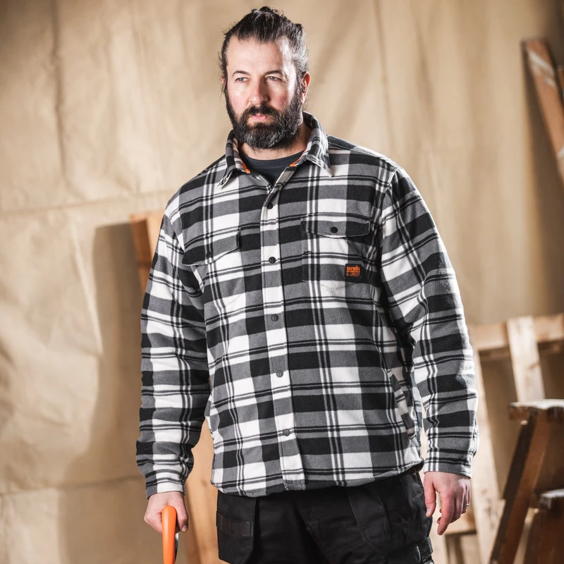 Scruffs Worker Padded Checked Shirt Large 8 Scruffs Worker Padded Checked Shirt Large - Image 6