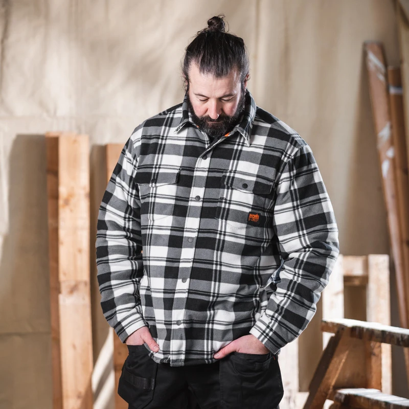 Scruffs Worker Padded Checked Shirt Large 9 Scruffs Worker Padded Checked Shirt Large - Image 7