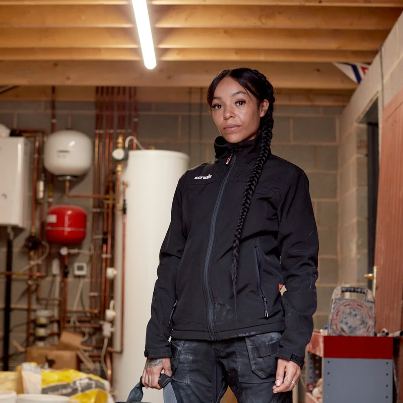 Scruffs Women's Trade Softshell Jacket Black Size 8 3 Scruffs Women's Trade Softshell Jacket Black Size 8