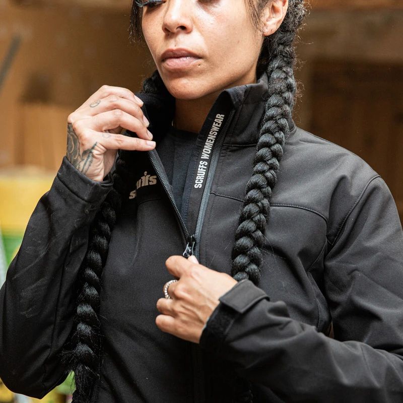 Scruffs Women's Trade Softshell Jacket Black Size 8 7 Scruffs Women's Trade Softshell Jacket Black Size 8 - Image 5