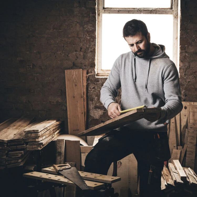 Scruffs Worker Hoodie - Grey Marl 7 Scruffs Worker Hoodie - Grey Marl - Image 5