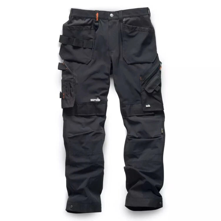 Scruffs Pro Flex Plus Holster Trousers Black 3 Scruffs Pro Flex Plus Holster Trousers Black