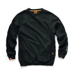 Scruffs Eco Worker Sweatshirt Black - XXXL - T55435