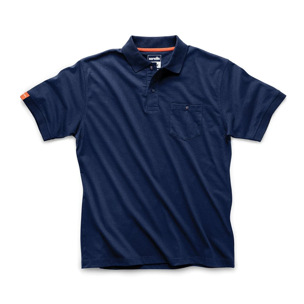Scruffs Eco Worker Polo Navy - M - T55467 3 Scruffs Eco Worker Polo Navy - M - T55467